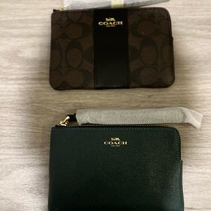 2 NWT Coach Wristlets! Will Ship Next Day!